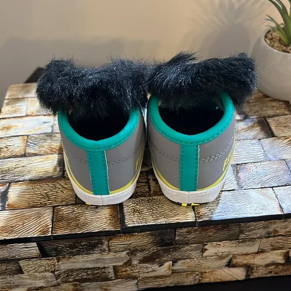 Host Pick🎈FEIYUE Baby Unisex Delta Mid Animal Fur-Lined Shoes Gorilla - Size 2 - Picture 9 of 16